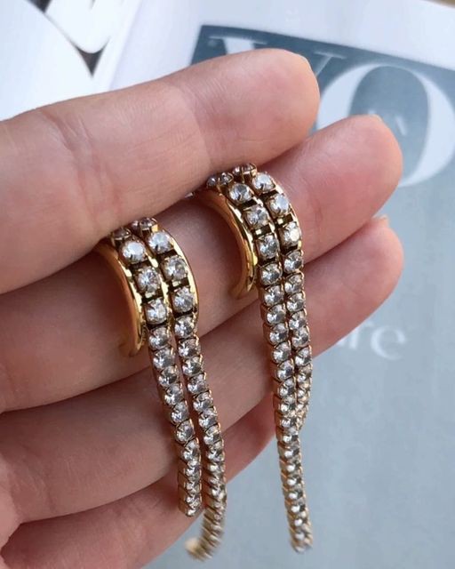 Paris Zirconia Dangle Earrings