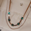 Zaira Green butterfly Necklace