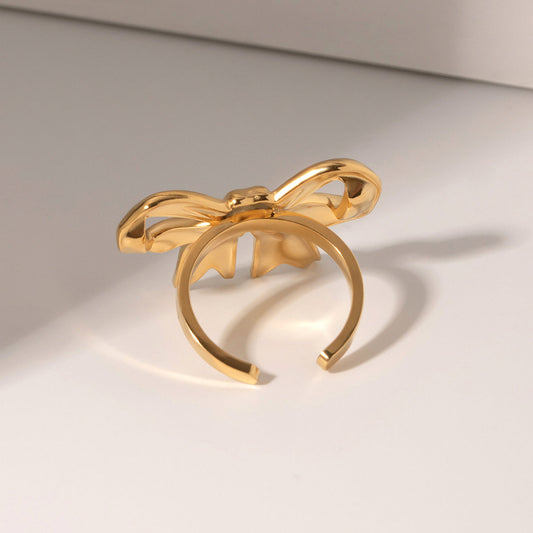 Bow Adjustable Ring